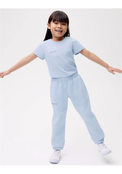 Joggers In Cotone Azzurro PANGAIA KIDS | 10000280BABY BLUE